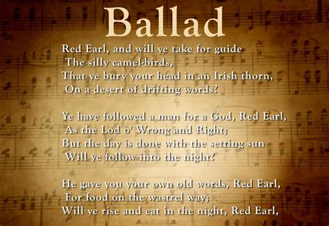 what is a ballad|what is a ballad poem.